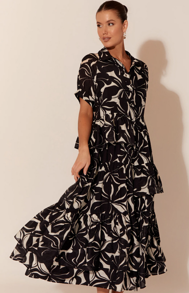 Huxley Short Sleeve Print Dress