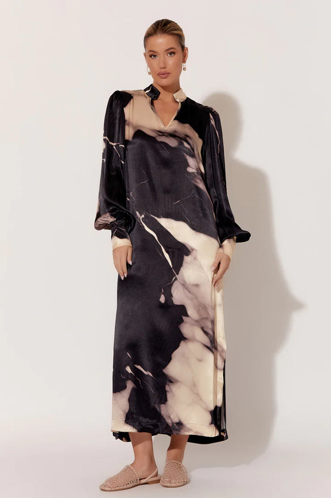 Haisley Marble Satin Dress