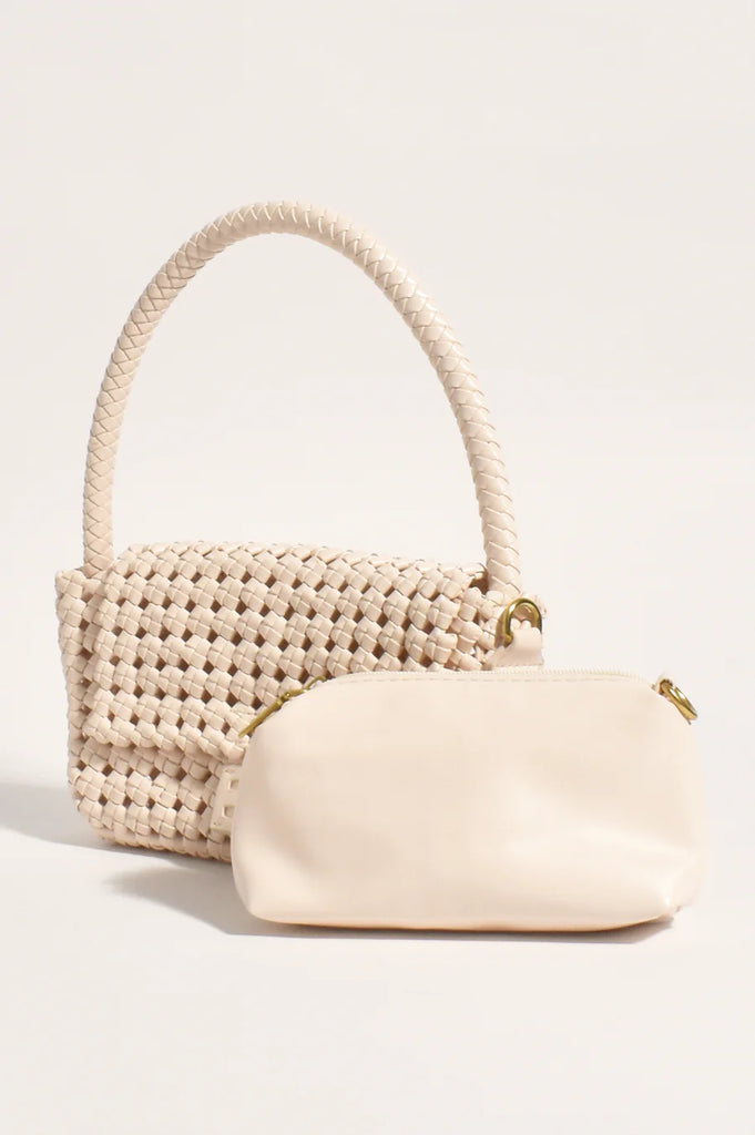 Pippa Lattice Weave Handbag