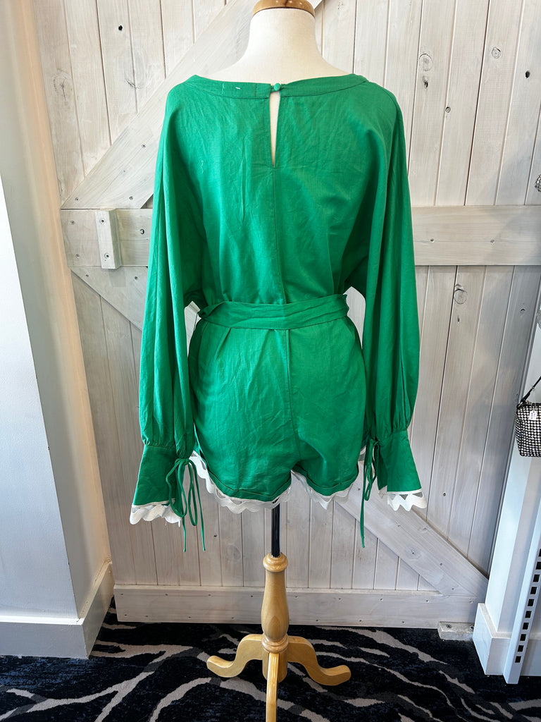 Cooper Green Playsuit