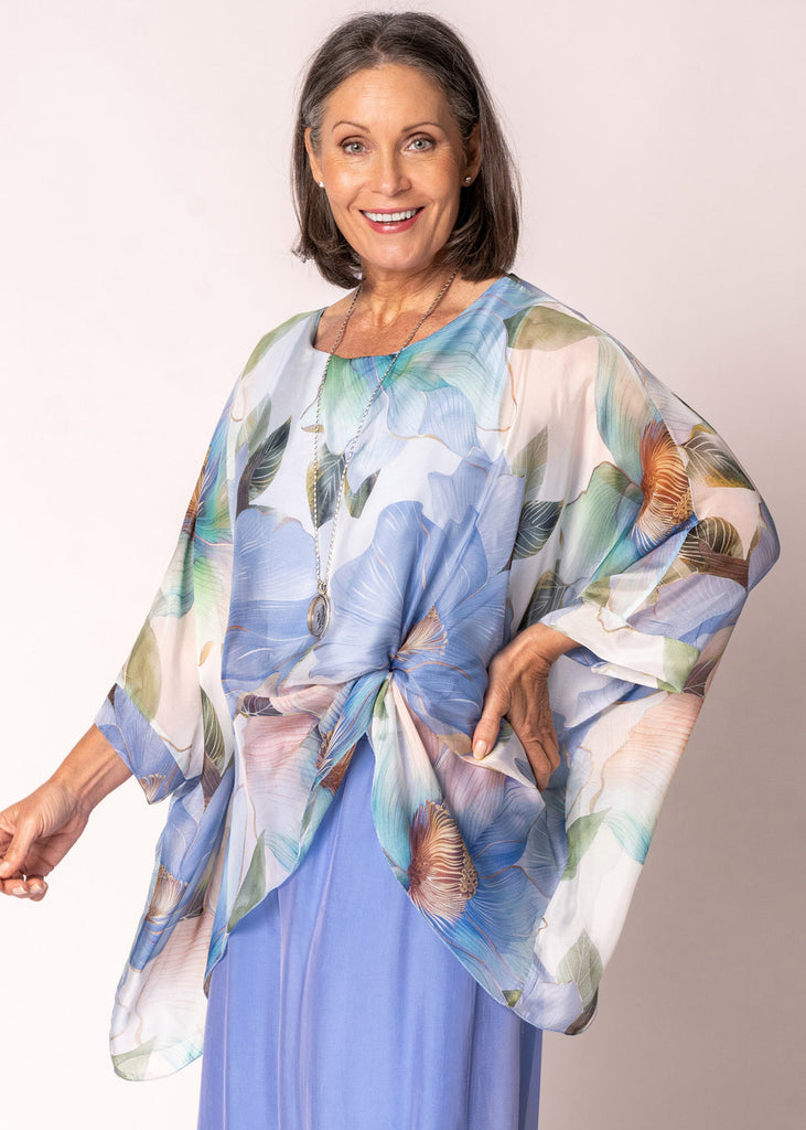 Olivine Silk Top