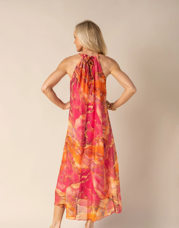 Minali Silk Dress
