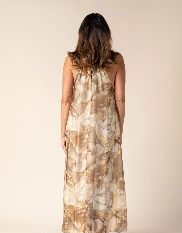 Minali Silk Dress