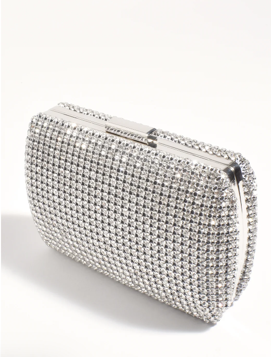 Lumiere diamante structured clutch
