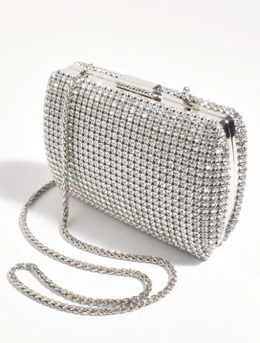 Lumiere diamante structured clutch