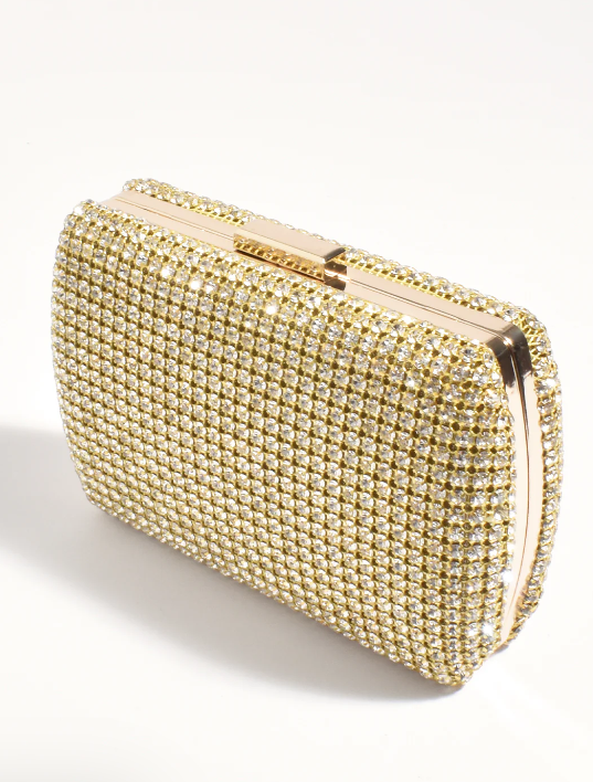 Lumiere diamante structured clutch