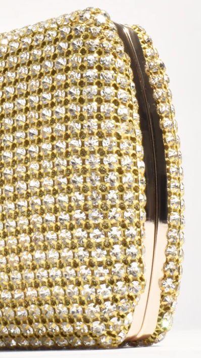 Lumiere diamante structured clutch