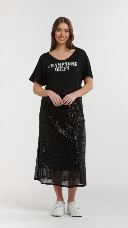 Claudia Sequin skirt