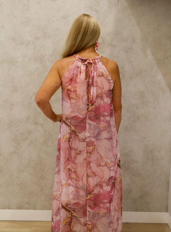 Minali Silk Dress
