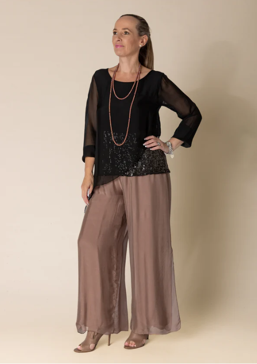 Heathie silk top