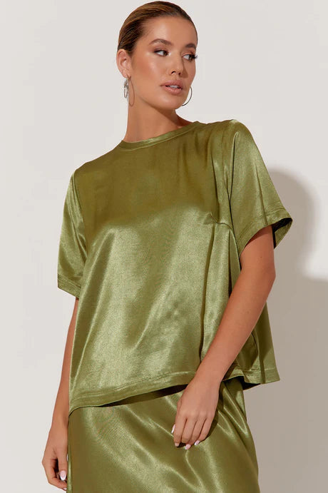 Arden Satin Top