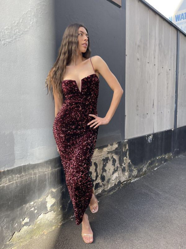 Stella Sequin Midi Dress