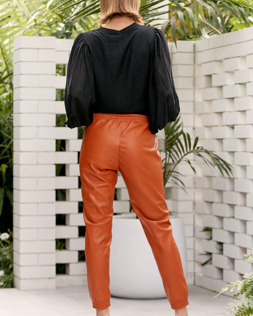 Sophia Pant - tan/orange