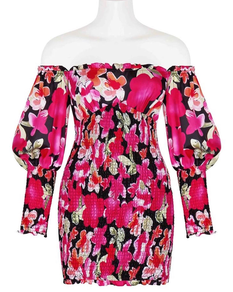 Pink Rose Dress
