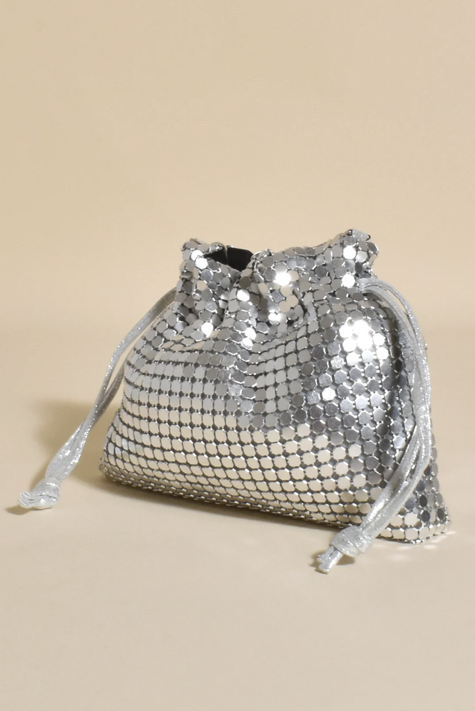 Kenzie Drawstring Mesh Event Bag